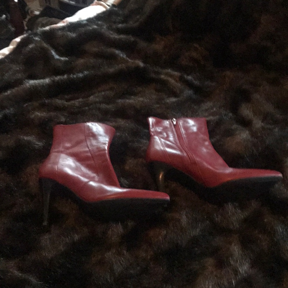 Leather boots, Nine West
